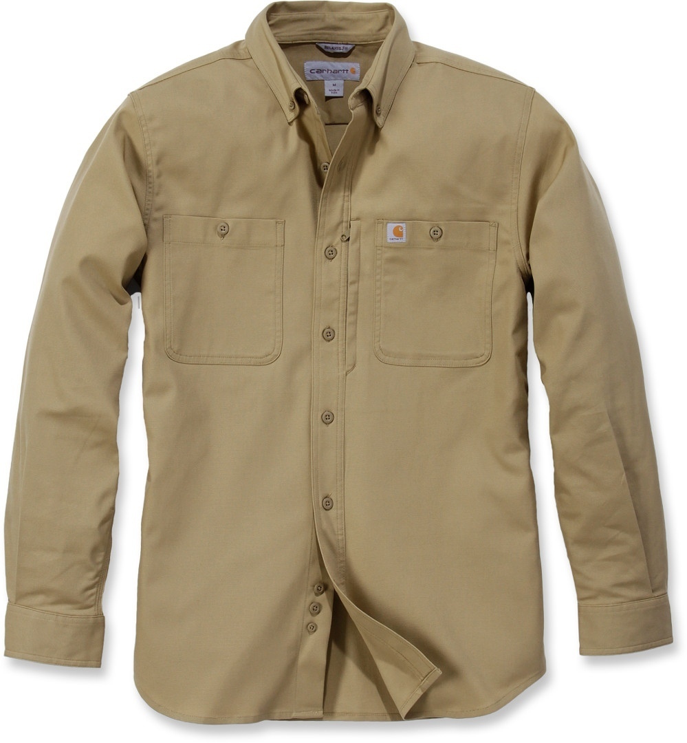 Carhartt Rugged Professional Work Cămașă cu mânecă lungă Dark Khaki S Figura 1