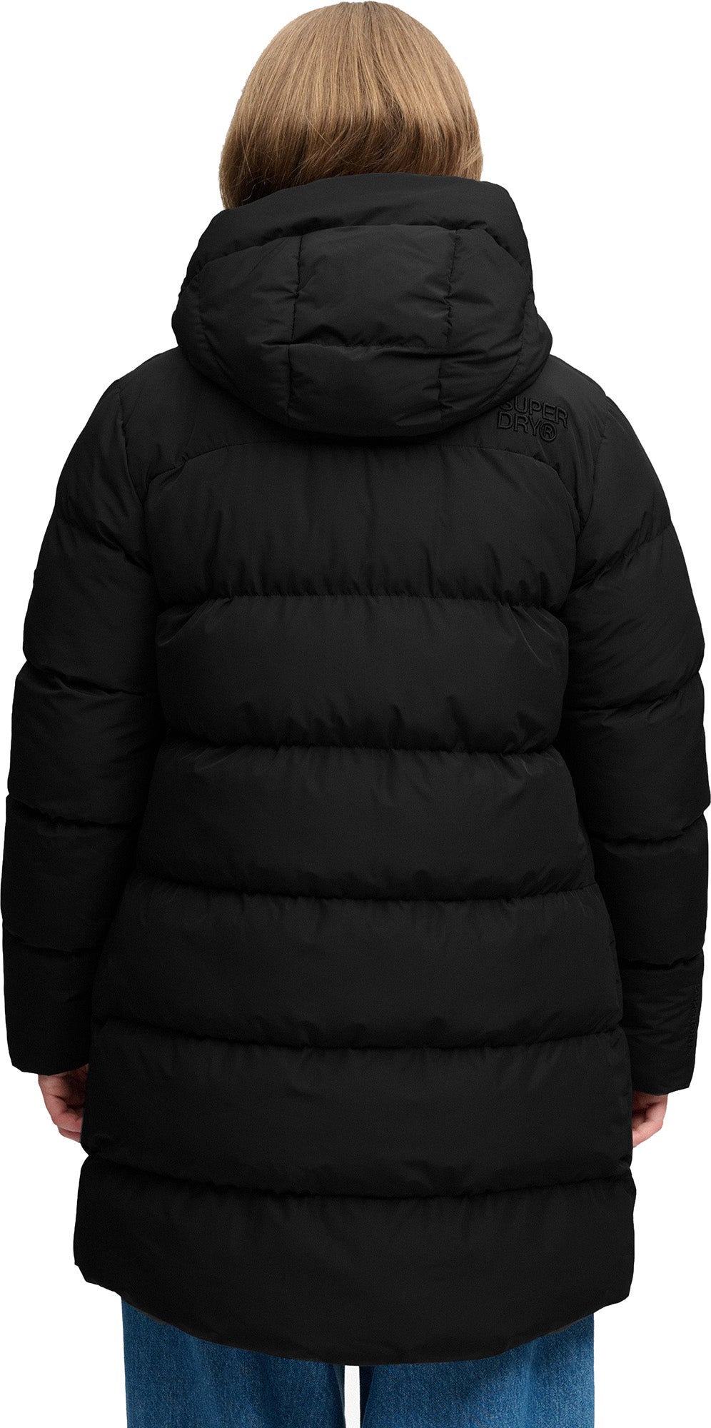Superdry & Co Chaqueta acolchada deportiva para damas negro L Figura 6