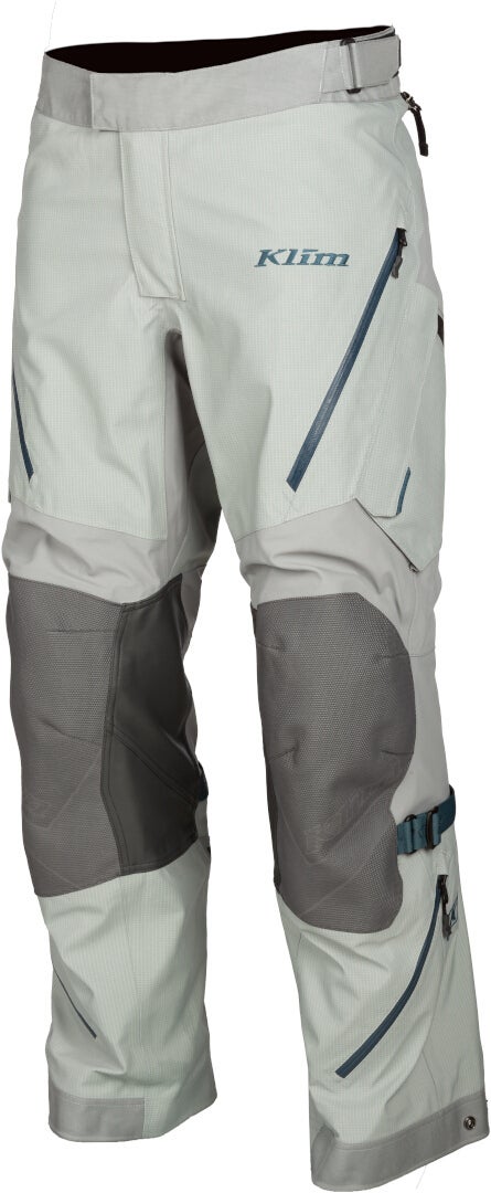 Klim Badlands Pro A3 2023 Motorcycle Textile Pants light grey/dark grey Short 30 Figure 1