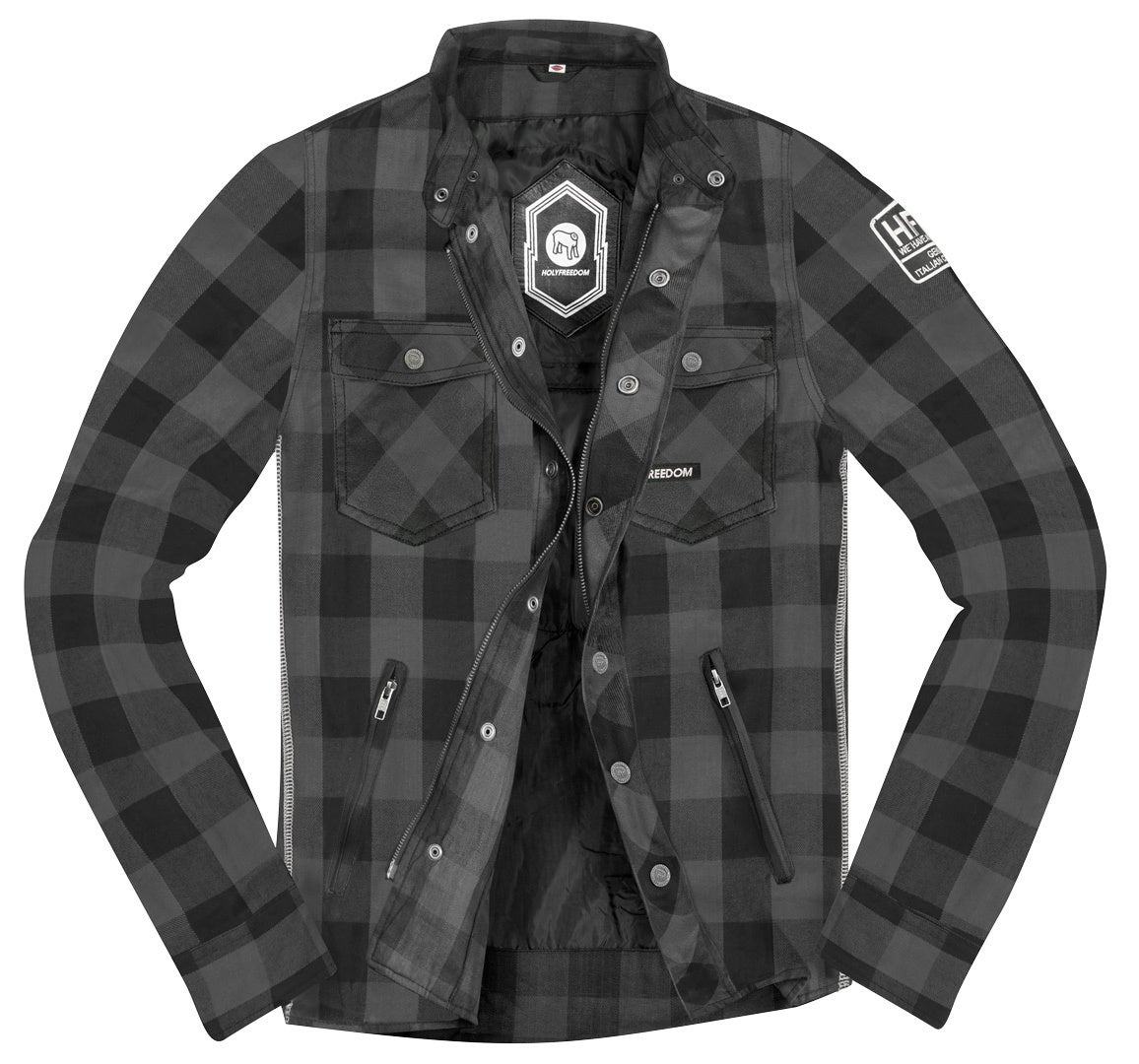 HolyFreedom Lumberjack Motorrad Textiljacke grau 3XL Abbildung 2