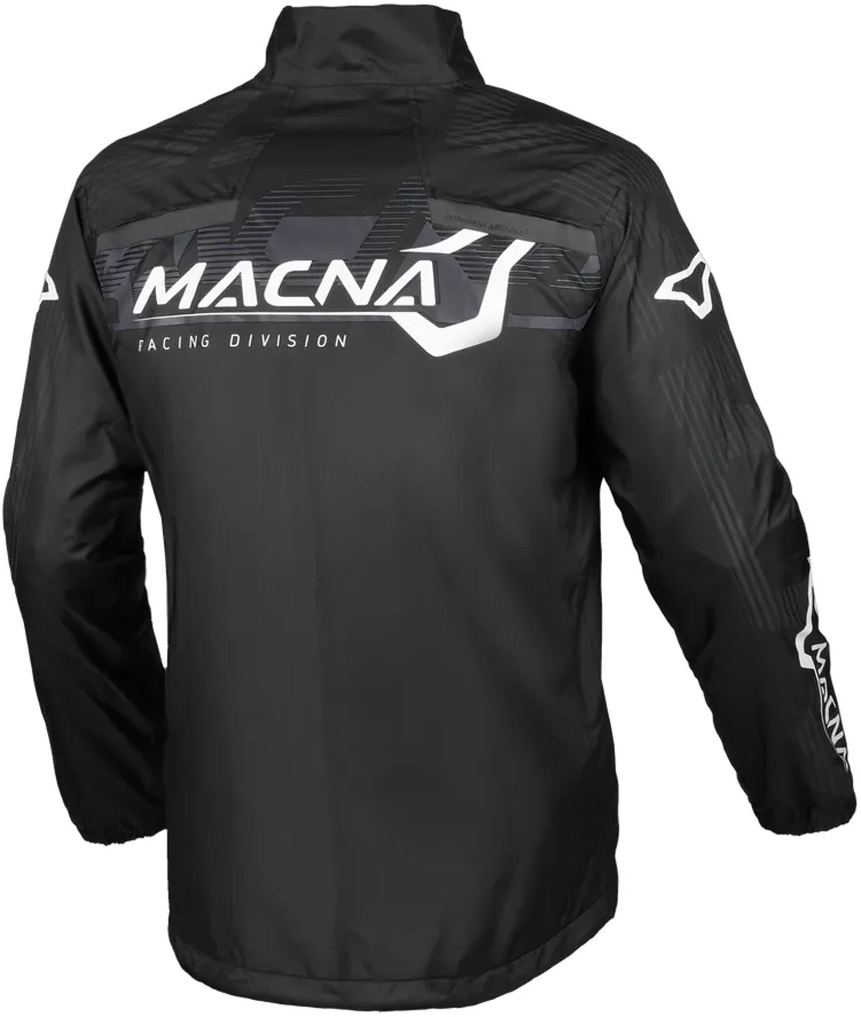 Macna Rainossi Motorcycle Rainjacket black/white S Figure 2