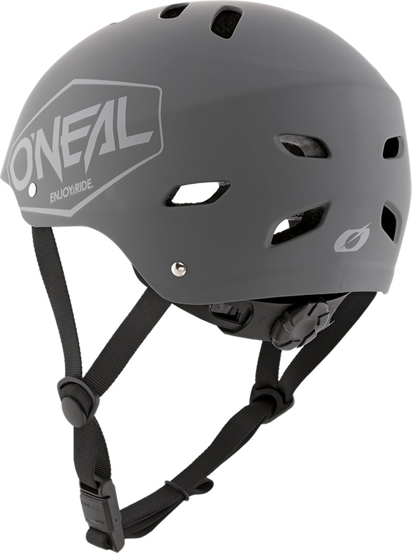 Side view of Oneal Dirt Lid Plain Youth Bicycle Helmet