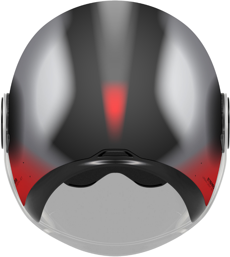 AGV Eteres Levanto Cască cu reacție Negru/Argintiu/Roșu XL (61/62) Figura 2