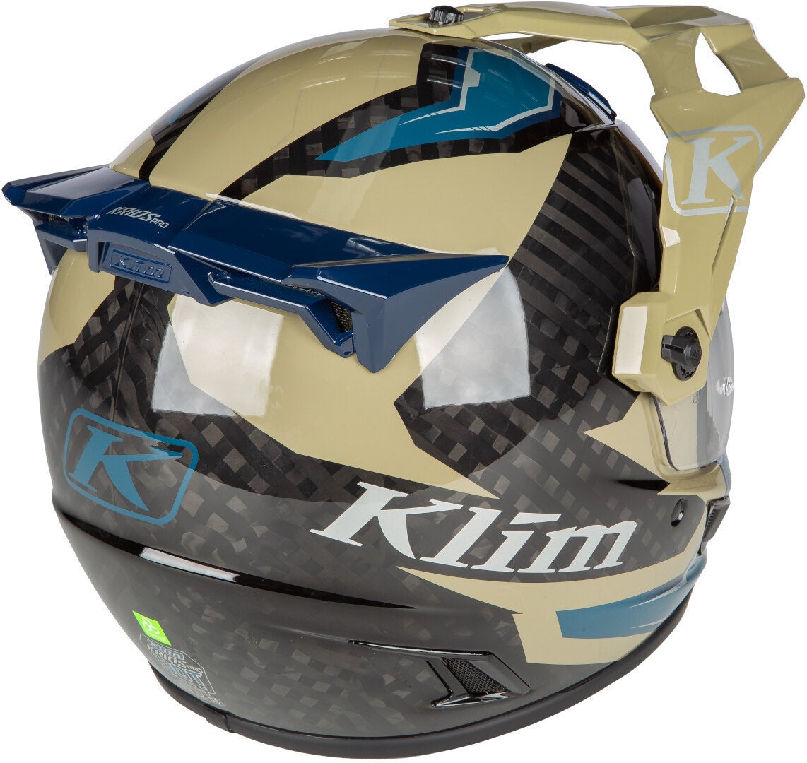 Klim Krios Pro Ventura Carbon ECE/DOT Casco da enduro oliva M (57/58) Figura 8