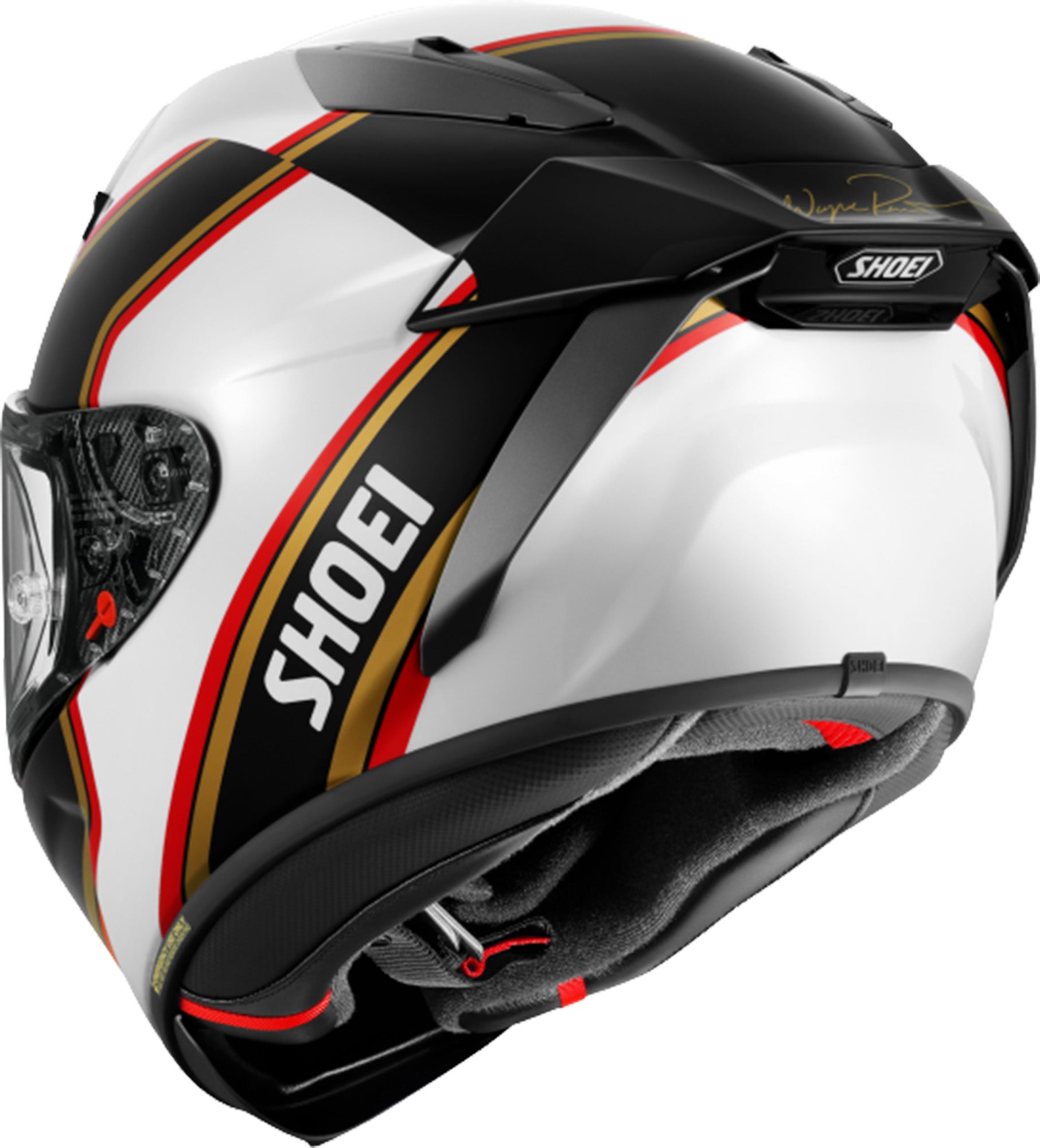 Shoei X-SPR Pro Rainey TC-10 FIM Helm weiß/schwarz/gold L (59/60) Abbildung 2