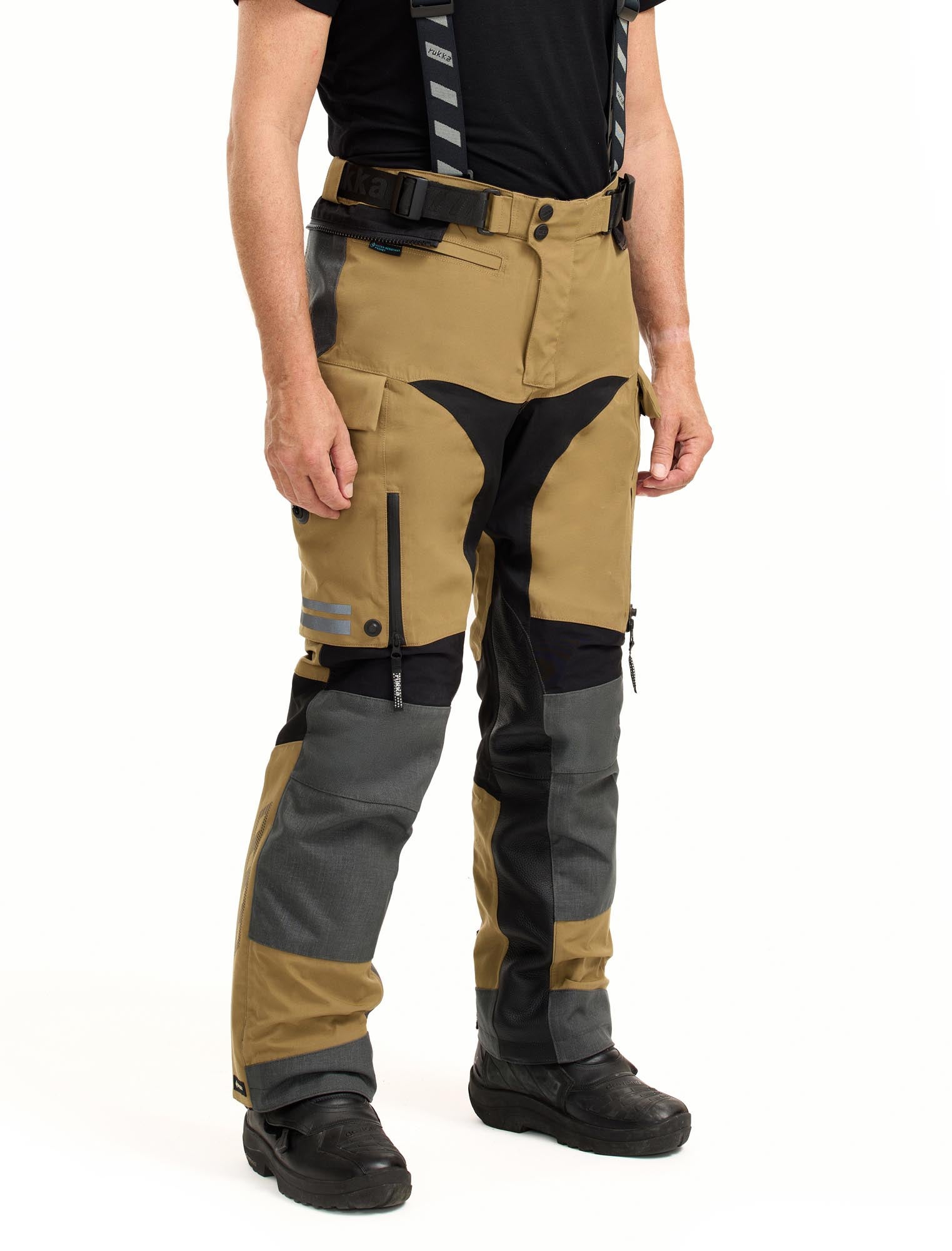 Rukka Titantrail-R GTX Motorcykel tekstilbukser brun/sort/grå 54 Figur 3
