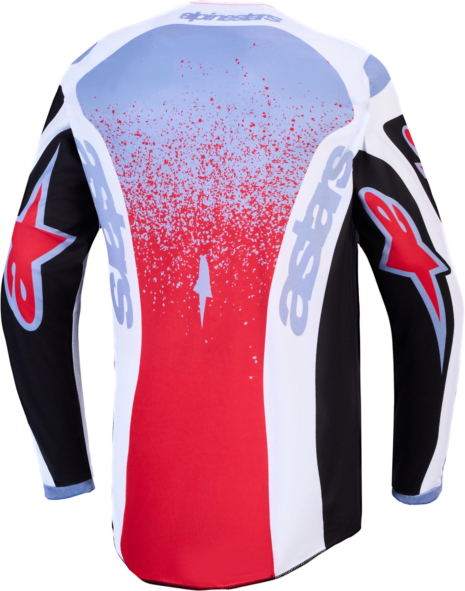 Alpinestars Fluid Drag Motocrosstrøje sort/hvid/rød/blå M Figur 2