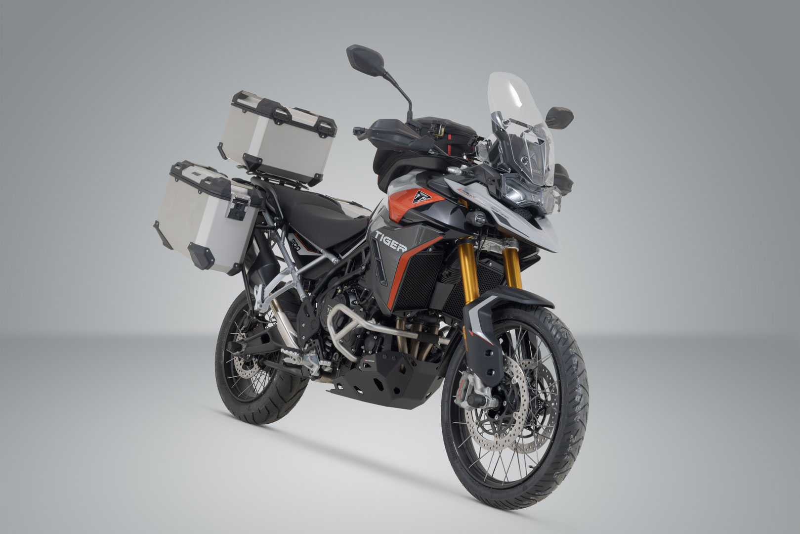 Setul de aventură SW-Motech TRAX ADV - Argint. Triumph Tiger 900 GT / Rally Pro (23-). Figura 2
