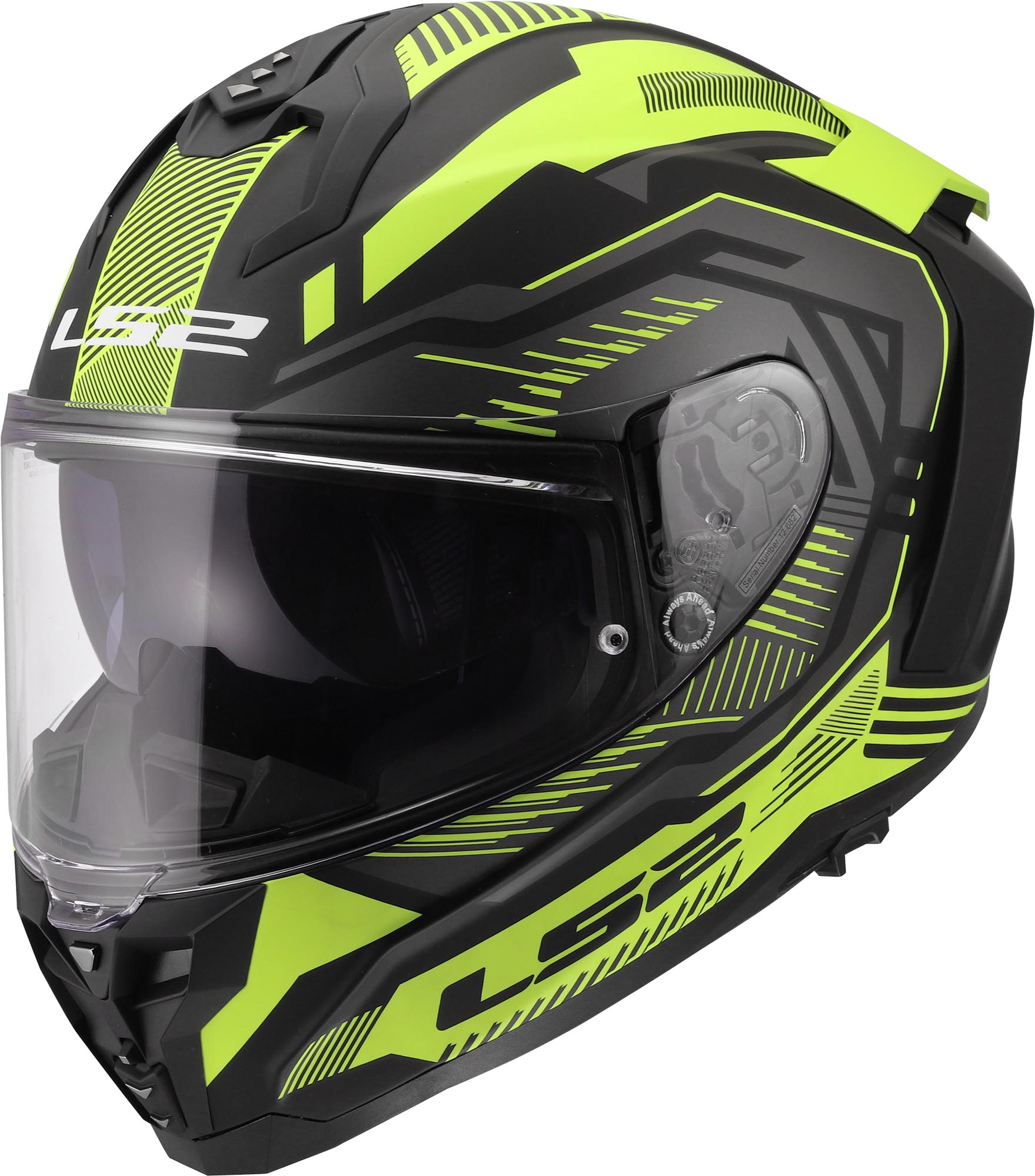 LS2 FF817 Challenger II Dravix Helmet black/yellow XXL (63/64) Figure 1