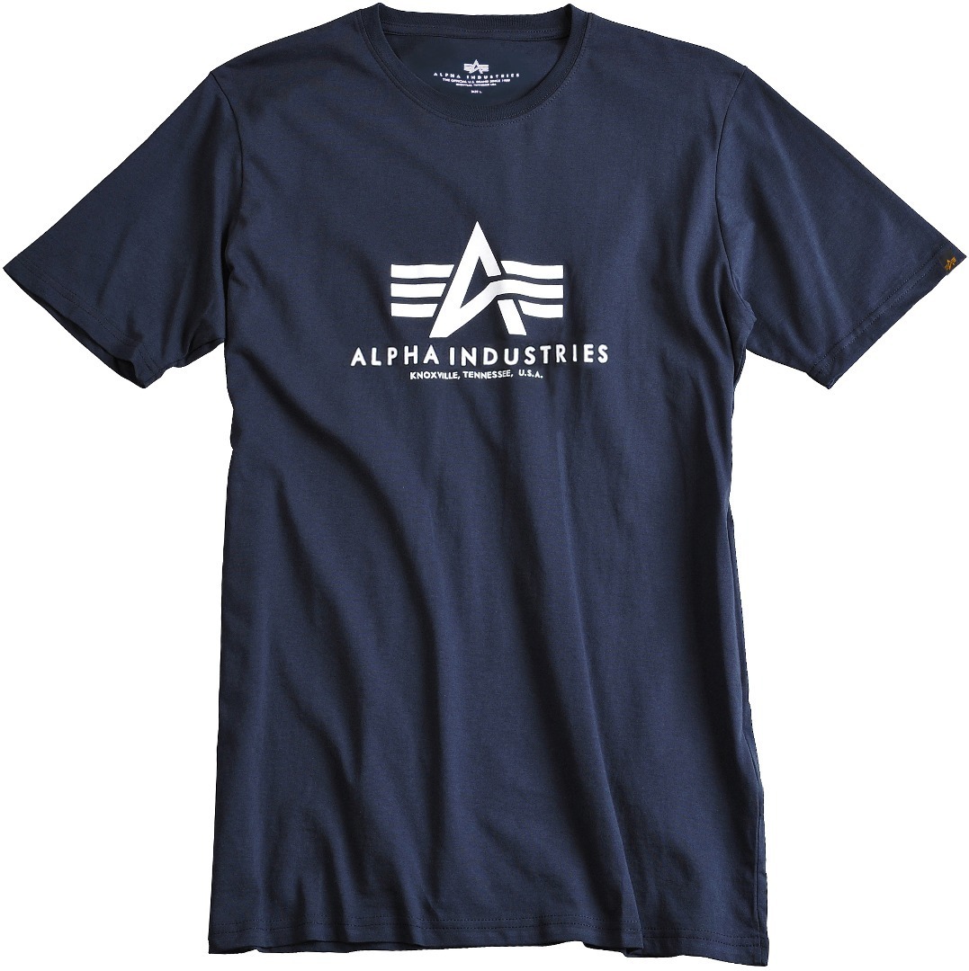 Alpha Industries Basic T-Shirt navy blue M Figure 1