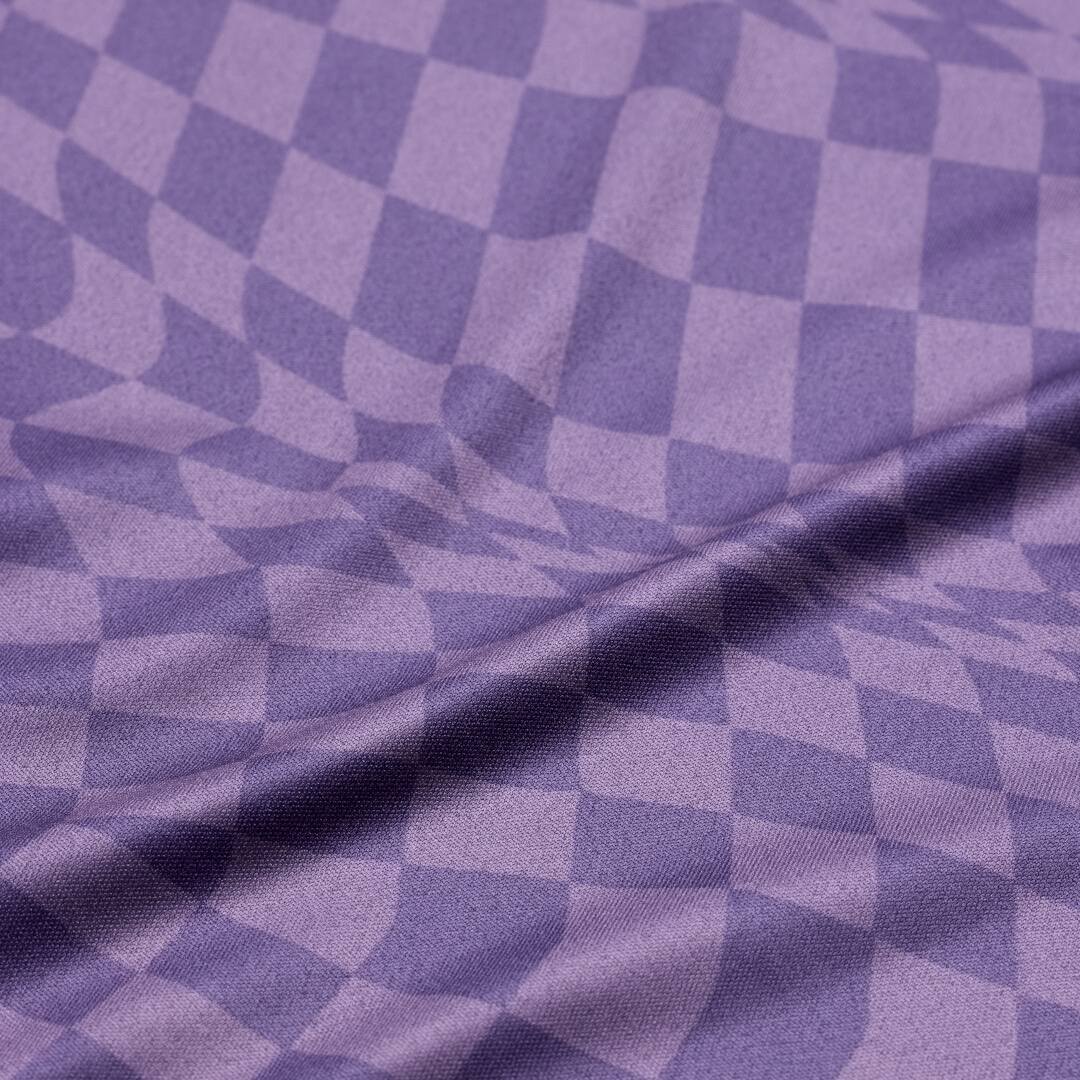 Troy Lee Designs Lilium SS Twisted Checkers Ladies Bicycle Jersey purple M Figure 2