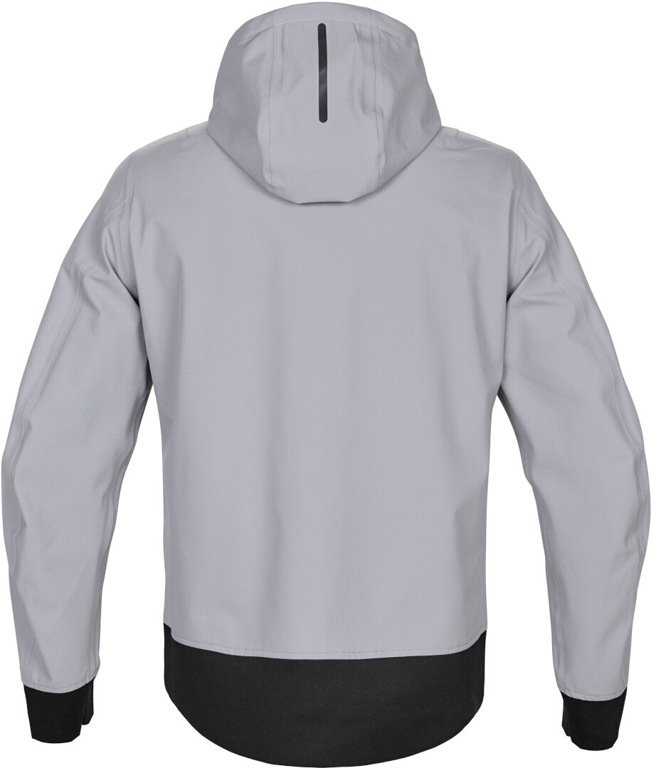 Spidi Hoodie Shell Funktionsjacke hellgrau/schwarz L Abbildung 2