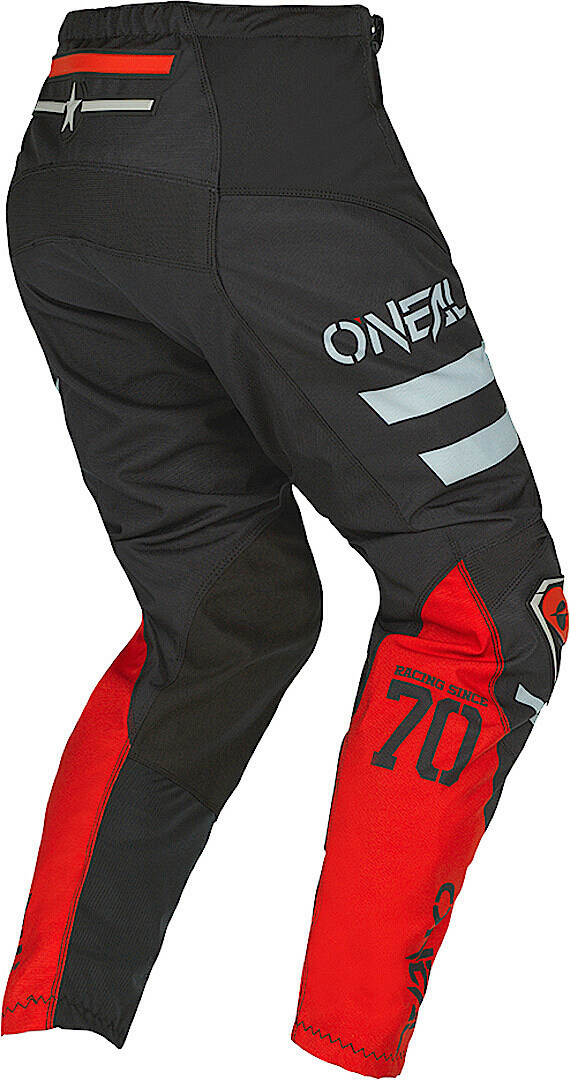 Oneal Element Squadron V.22 Motocross bukser sort/grå/rød 32 Figur 2