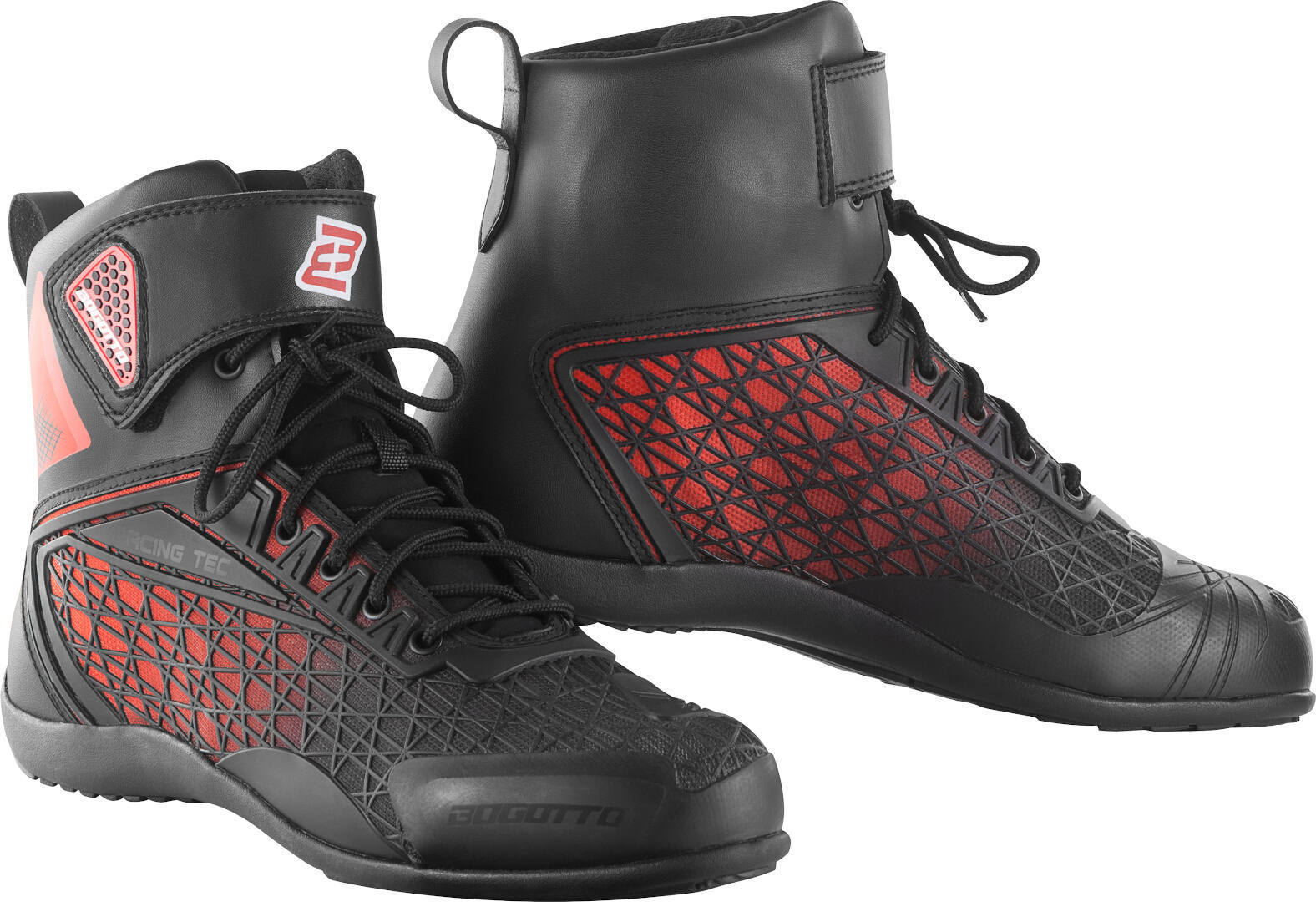 Bogotto Aaron Motorcycle Boots black/red 42 Figure 1