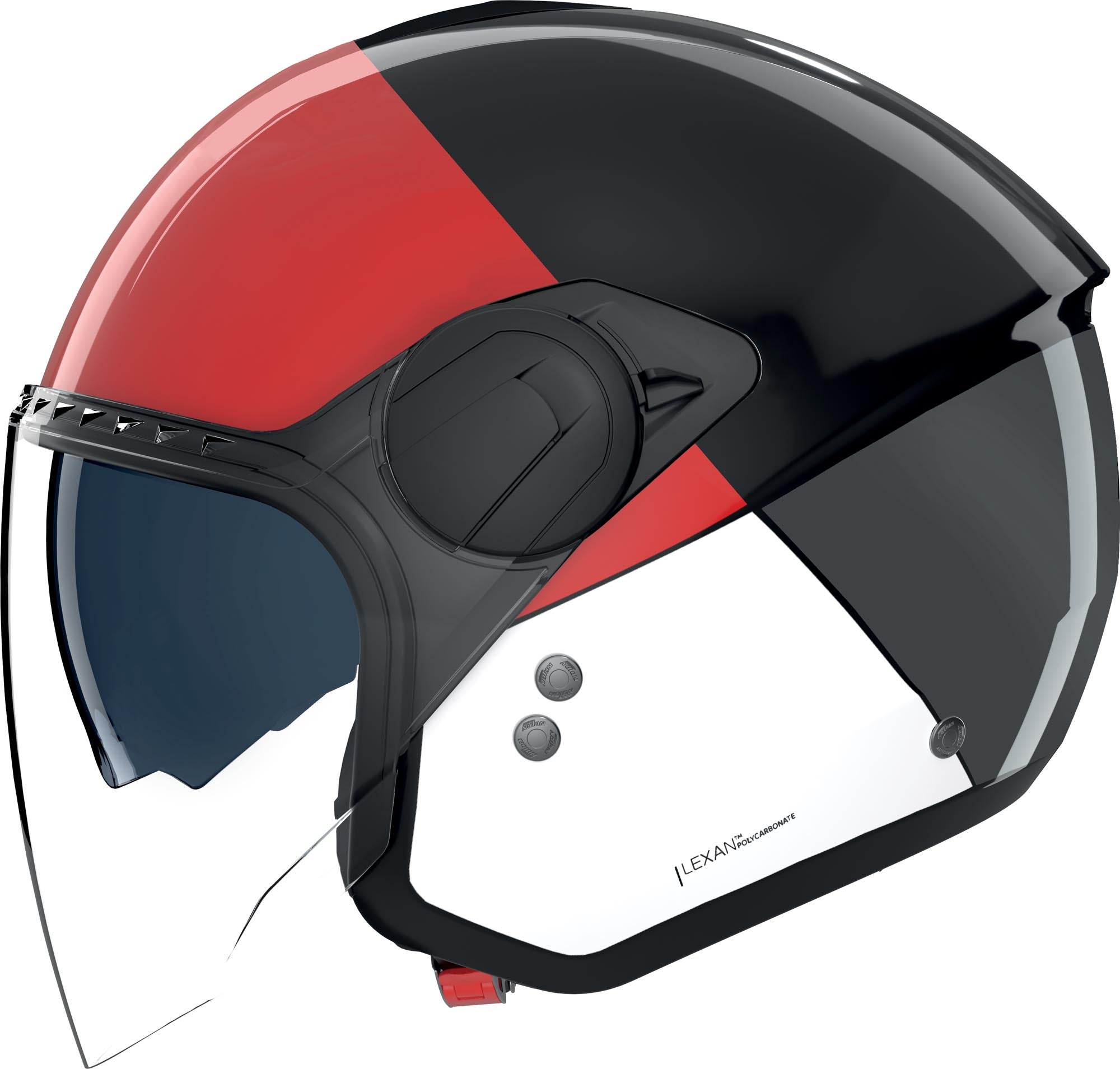 Nolan N20-2 Visor Blocco Jethjelm svart/hvit/rød XXS (54) Figur 2