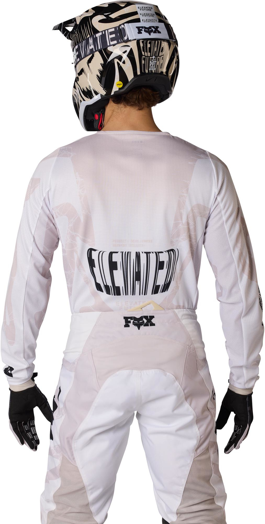 FOX 180 Diffuse Special Edition Motocross-trui wit/zwart L Figuur 4