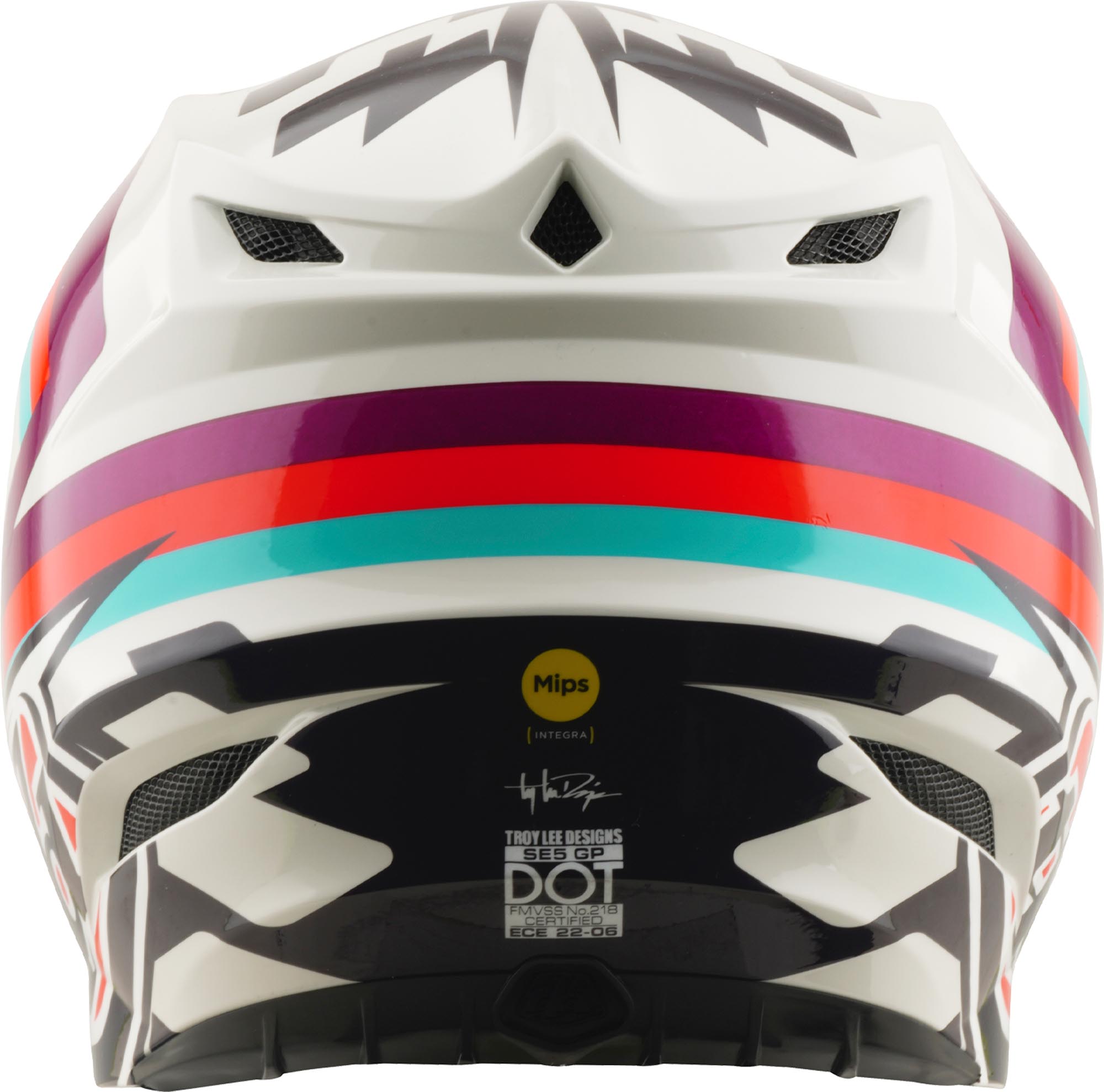 Troy Lee Designs SE5 Polycarbonate MIPS Dash Motocross Helmet purple/white S (55/56) Figure 5