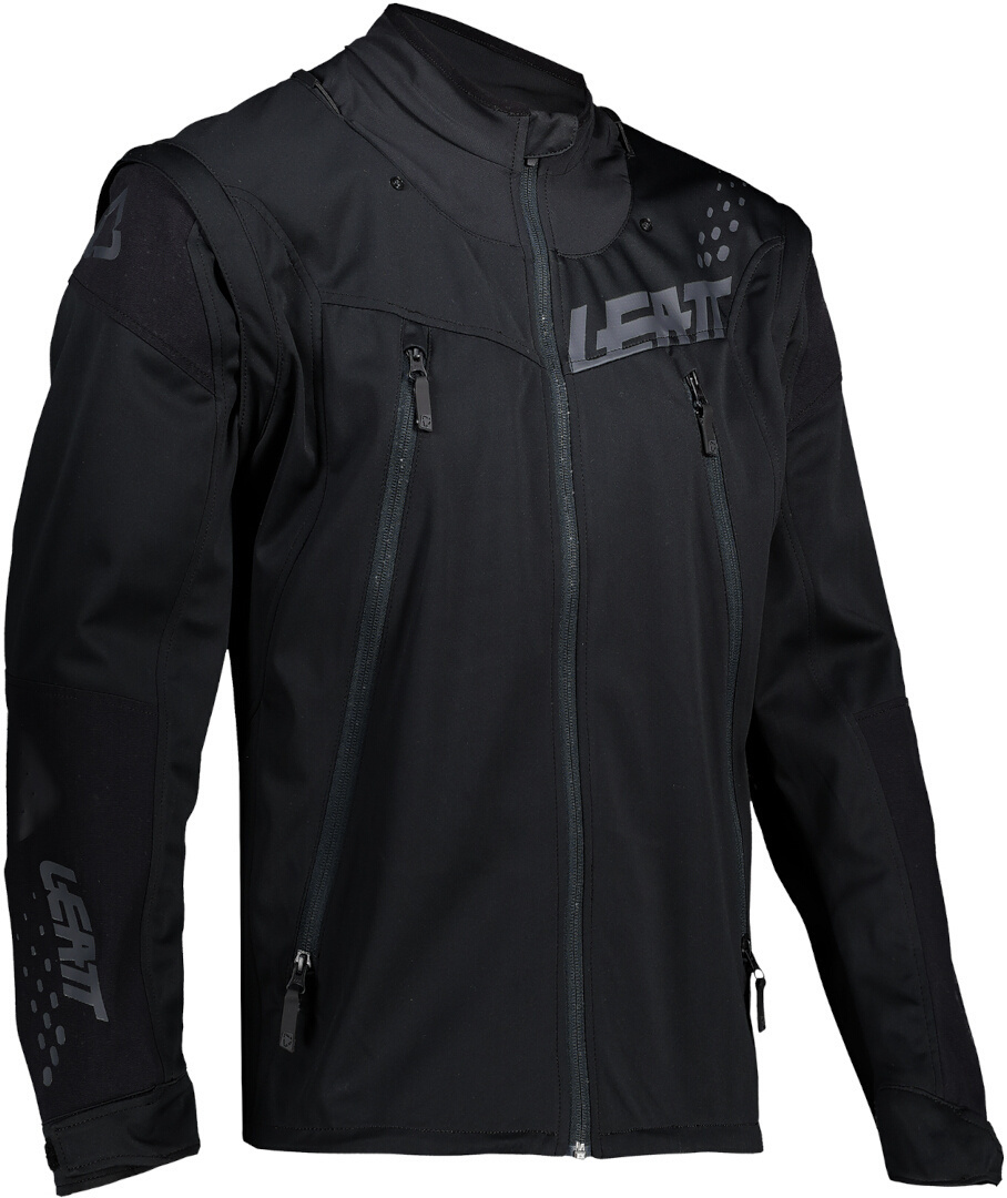 Leatt Moto 4.5 Lite Motocross Jacka svart M Figur 2