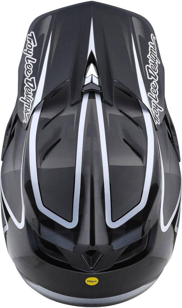 Troy Lee Designs D4 Carbon Lines Casco Downhill nero/grigio L (58/59) Figura 2