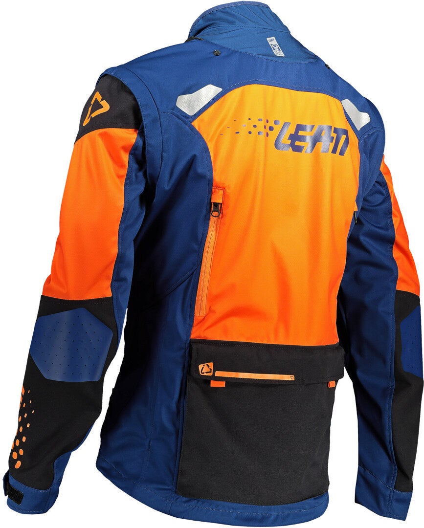 Leatt Moto 4.5 Lite Motocross Jacket blue/orange M Figure 3