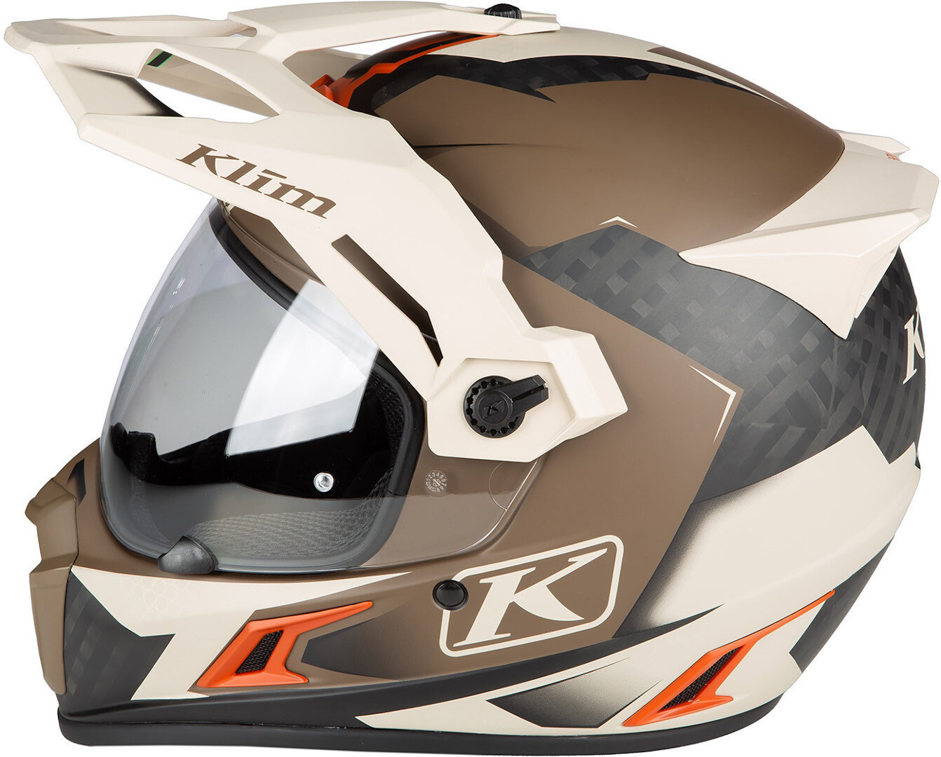 Klim Krios Pro Charger Cască de motocross Maro mat XXL (63/64) Figura 7