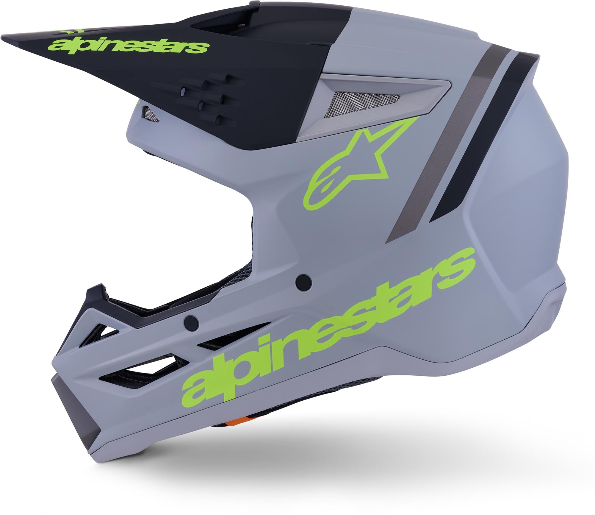 Alpinestars S-M3 Radium Motocross Helmet grey/yellow matt M (57/58) Figure 6