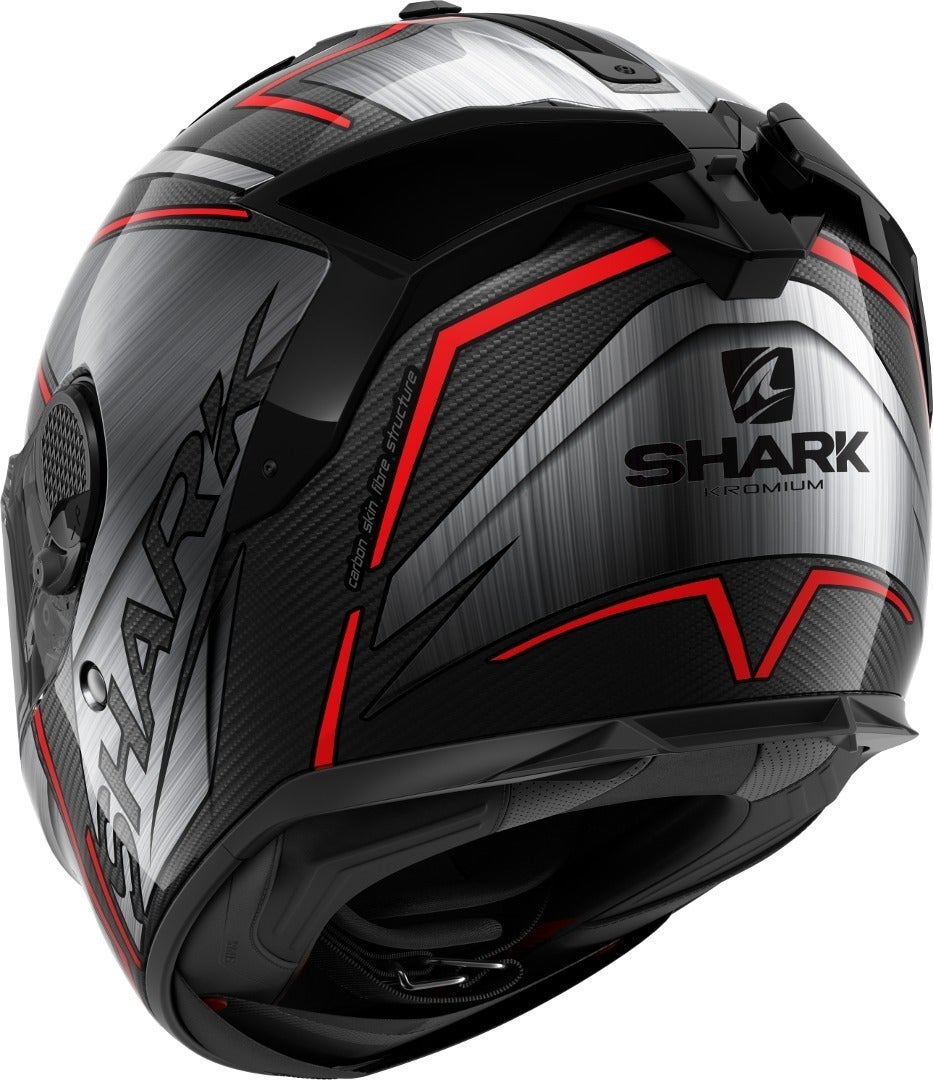 Shark Spartan GT Carbon Kromium Přilba Černá/červená M (57/58) Obrázek 3