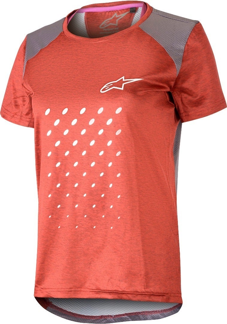 Alpinestars Stella Alps 6.0 SS Damecykel Jersey rød S Figur 1