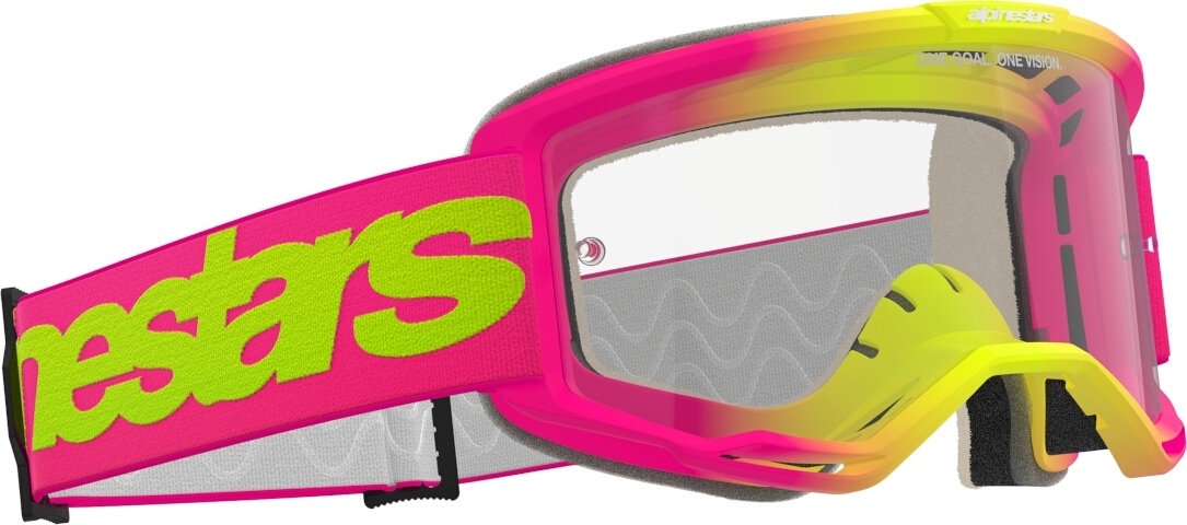 Alpinestars Vision 5 Wordmark Motocross Glasögon rosa Figur 2