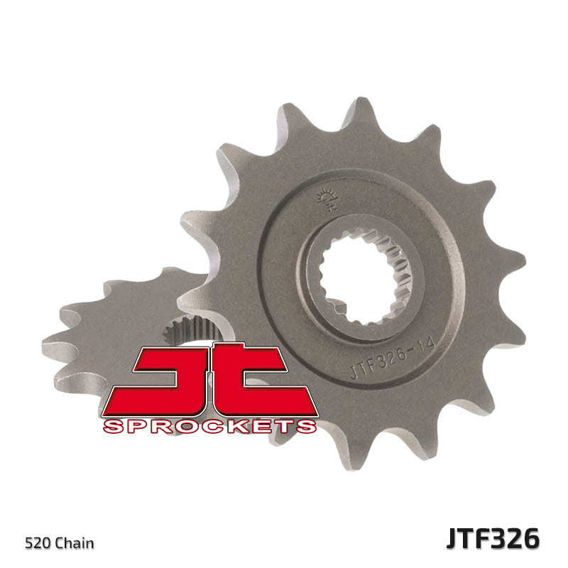 JT-DRIVHJUL Standard stål kedjehjul 326 - 520 Figur 2