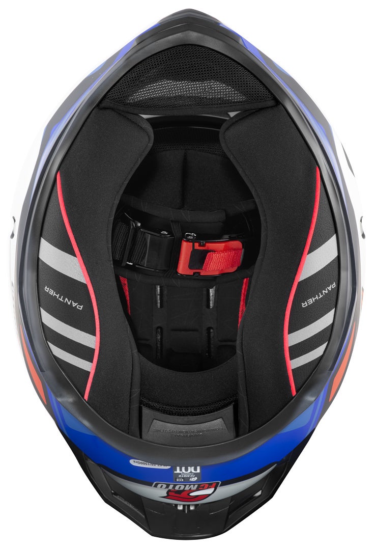 FC-Moto FF130SV Cavion Helmet black matt/red/blue 2XL Figure 7