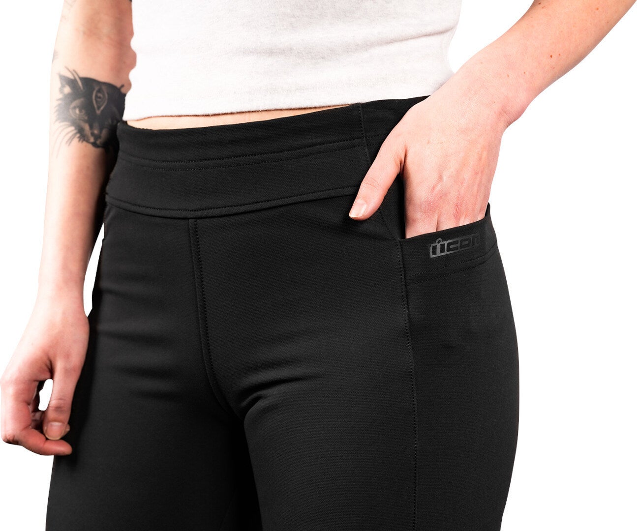 Icon Tuscadero2 Damen Motorrad Textilhose S Abbildung 4