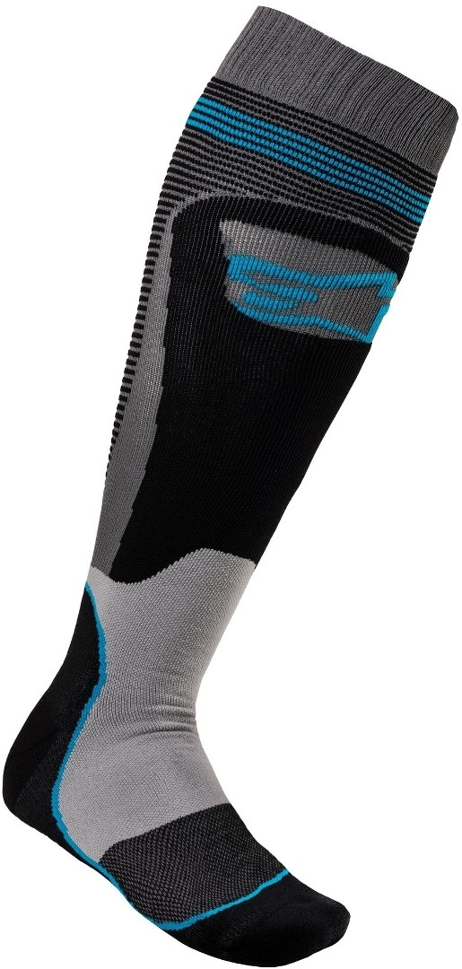 Alpinestars MX Plus-1 Motocross Strumpor Svart/grå M Figur 1
