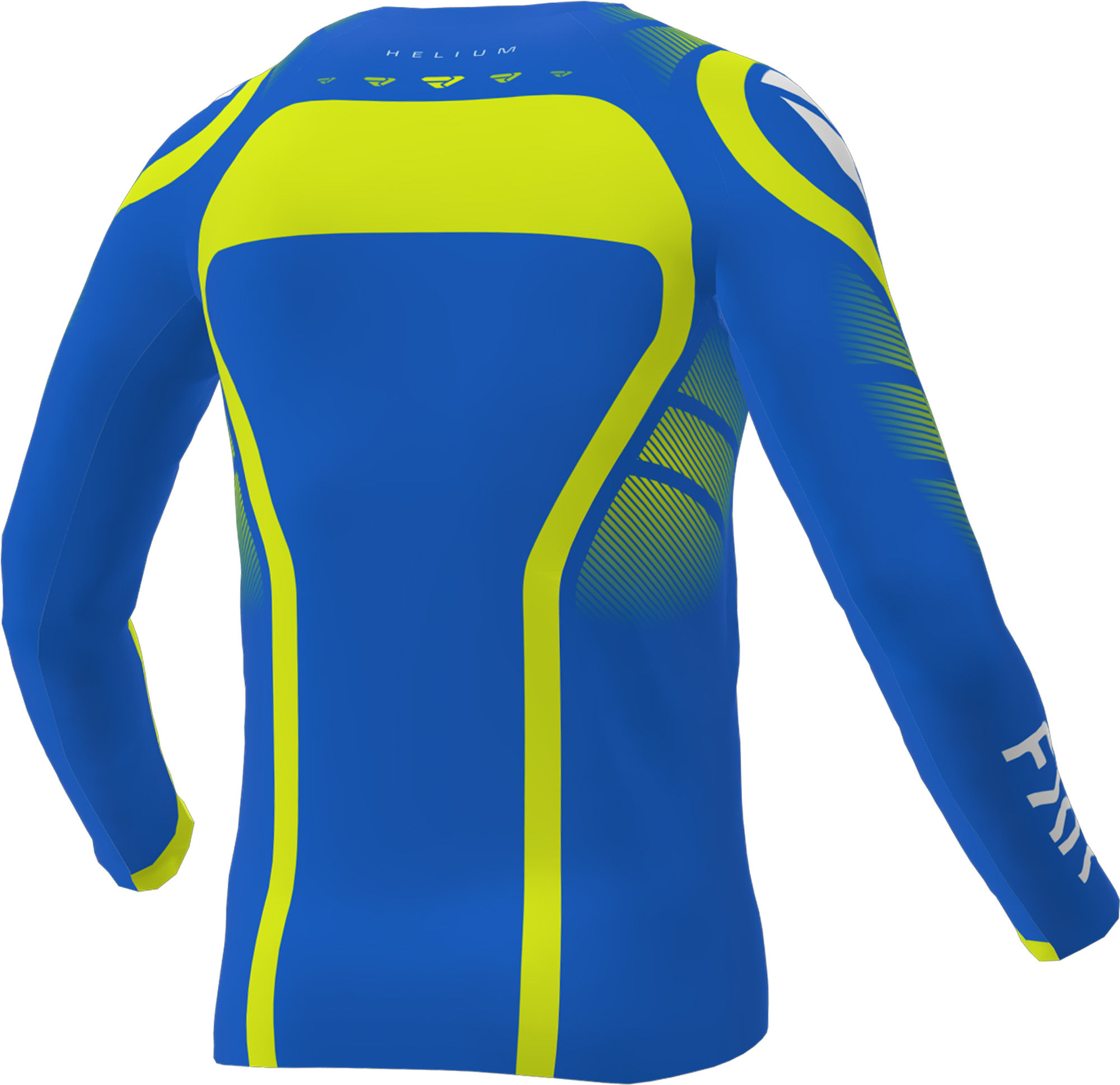FXR Helium Infinity Motocross tröja blå/vit/gul S Figur 2