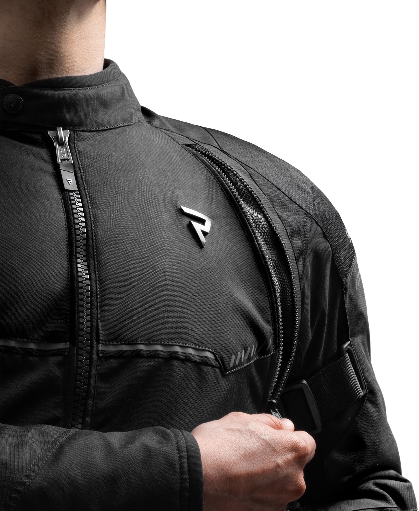 Rebelhorn Swift waterproof Motorcycle Textile Jacket black S Figure 4