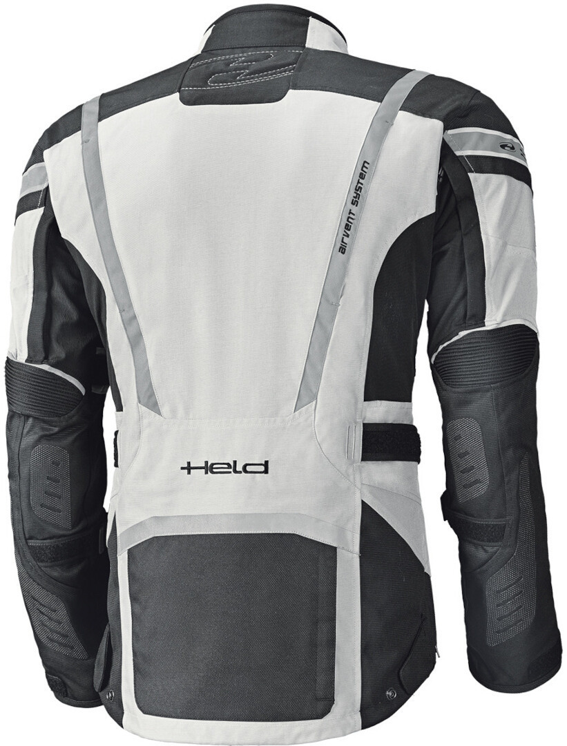 Held Hakuna II Jachetă textilă impermeabilă pentru motociclete pentru doamne Gri deschis/negru M Figura 3