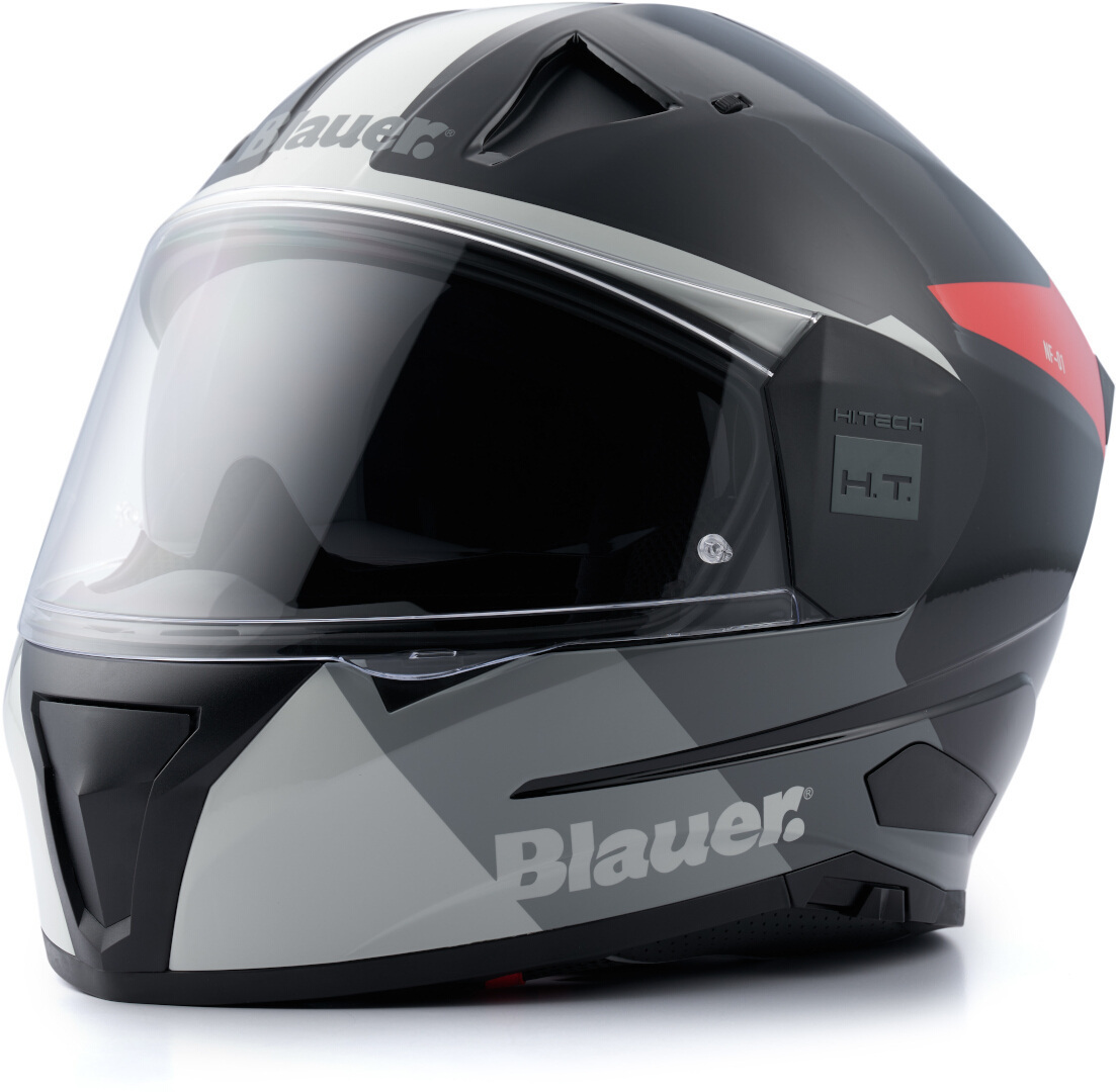 Blauer Naca NF01B Cască Negru/Gri/Roșu XS (52/54) Figura 1
