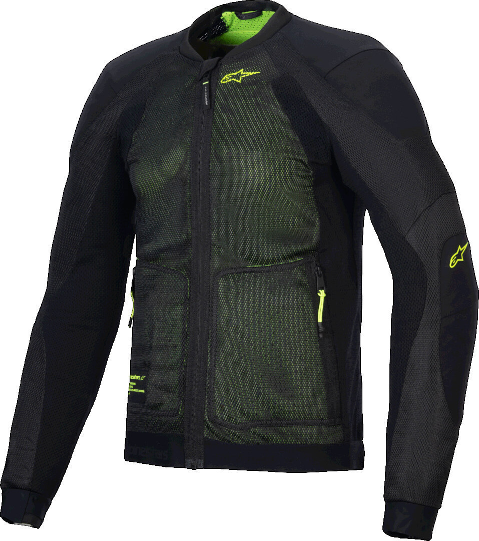 Alpinestars Troop-Air Protector Jacket black/neon-yellow M Figure 1