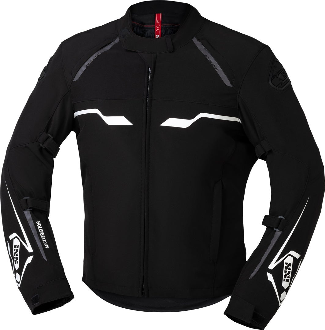 IXS Hexalon-ST waterproof Motorcycle Textile Jacket black/white 4XL Figure 1