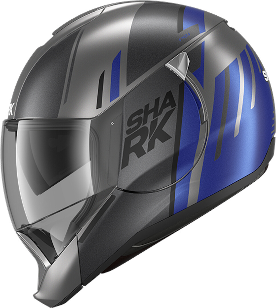 Shark Evojet Vyda Mat Klapphelm grau/blau L (59/60) Abbildung 3