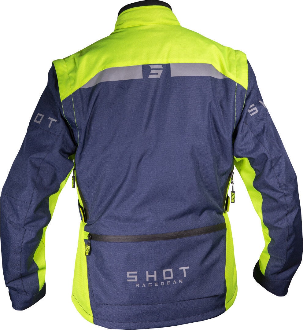 Shot Racetech Kurtka motocrossowa niebieski/neonowo-żółty XL Rysunek 2