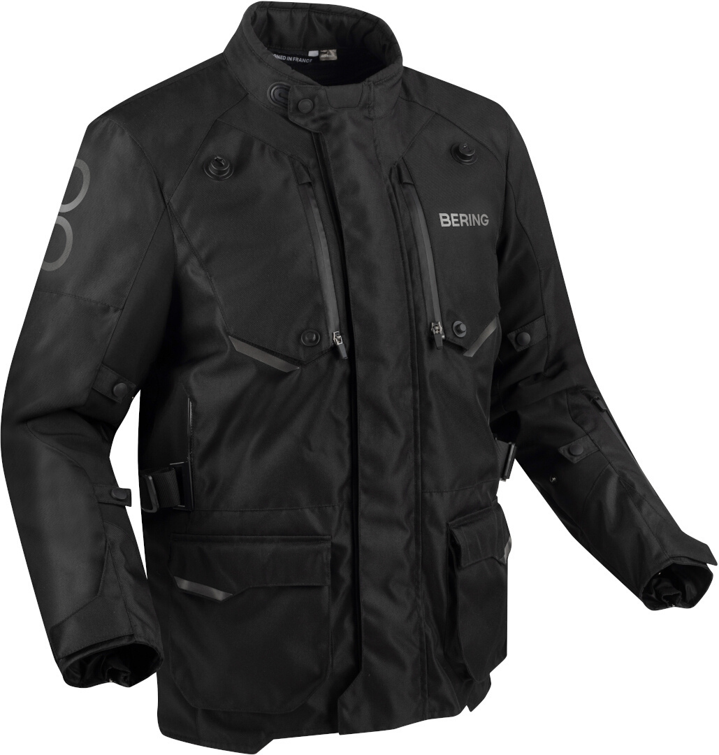 Bering Calgary waterproof Motorcycle Textile Jacket black 4XL Figure 1
