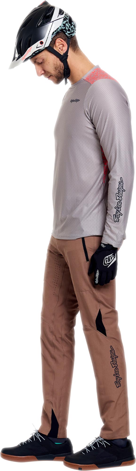 Troy Lee Designs Skyline Pro Air Ridgeline Bicycle Jersey light grey L Figure 13