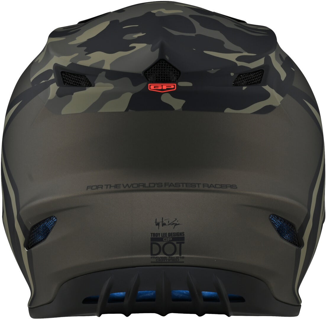 Troy Lee Designs GP Overload Camo Casque de motocross Vert XL Figure 6