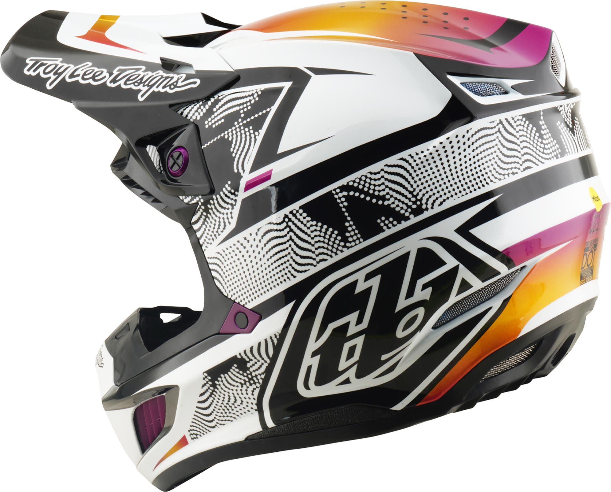Troy Lee Designs SE5 Composite MIPS Lined Up Motocrosshelm M (57/58) Figuur 5