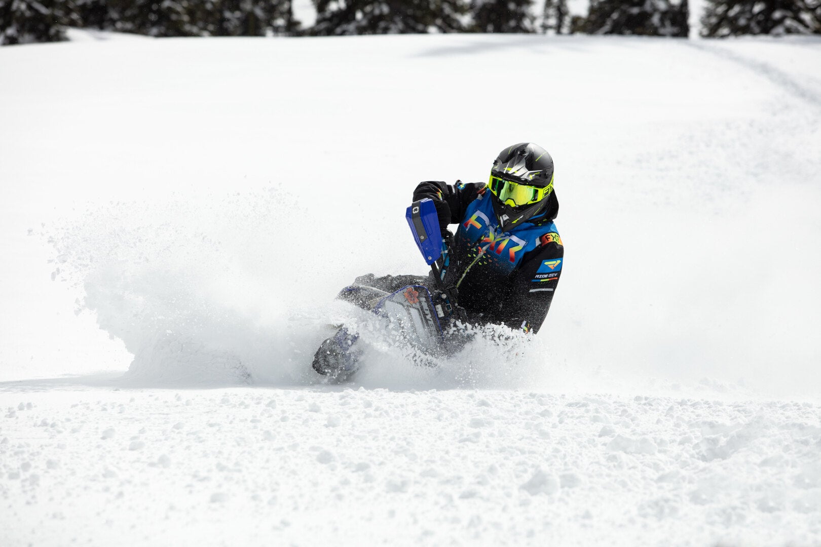 FXR Helium X 2-in-1 2023 Snowmobile Jacket black/blue 3XL Figure 3
