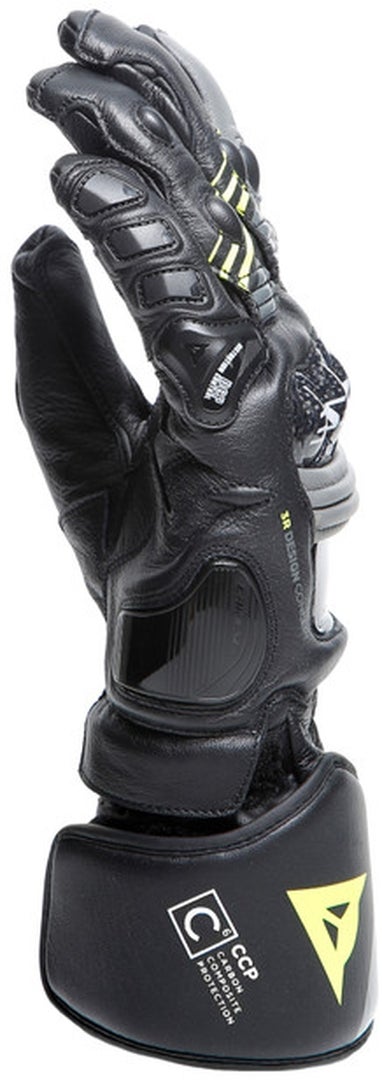 Dainese Druid 4 Motorcykelhandsker sort/grå/gul L Figur 4