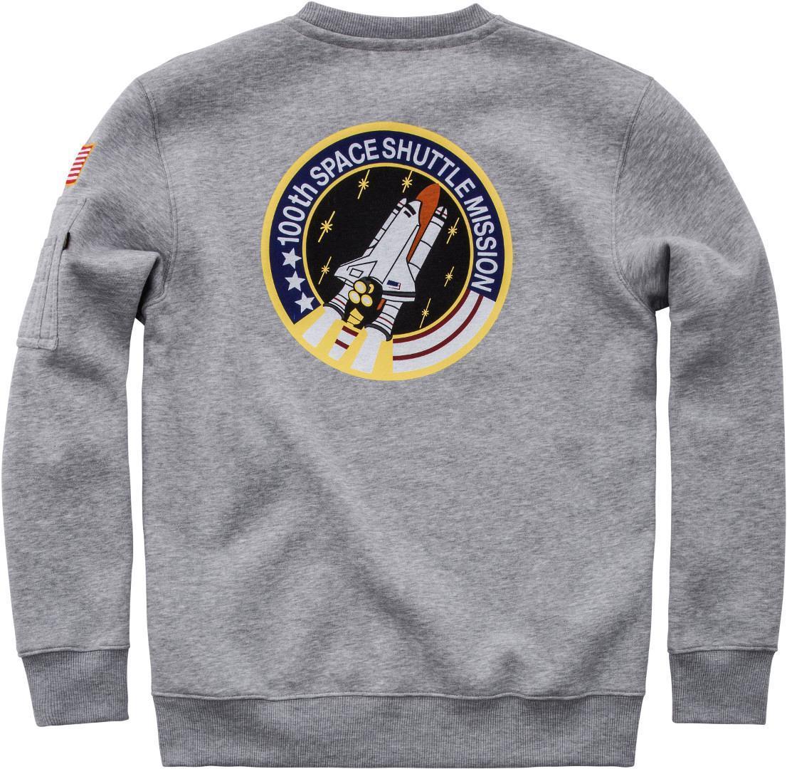 Alpha Industries Space Shuttle Sweatshirt grau XL Abbildung 2