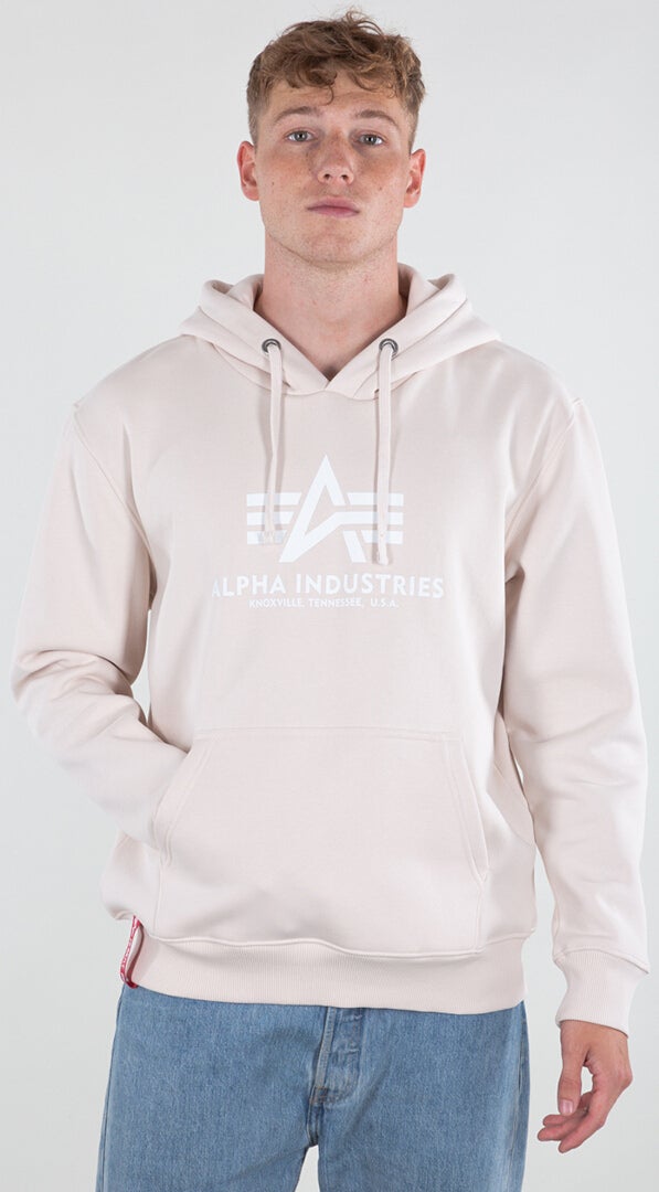 Alpha Industries Basic Hoodie weiß/beige XS Abbildung 4