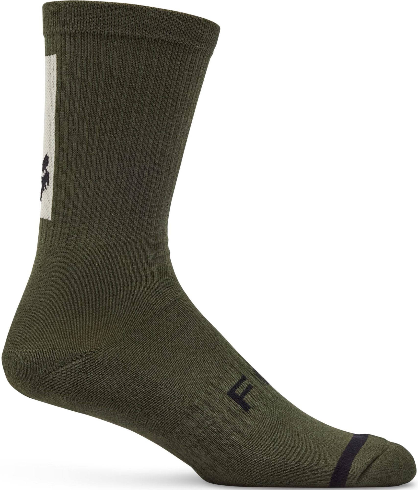 FOX 8" Defend Cykelsockor Oliv L/XL Figur 1
